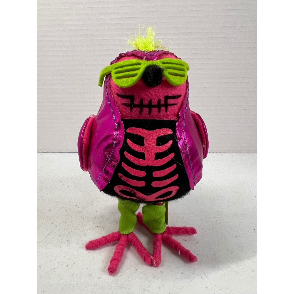 Target Hyde and EEK Boutique 2024 Halloween Bird Glitters Skeleton Pink Green